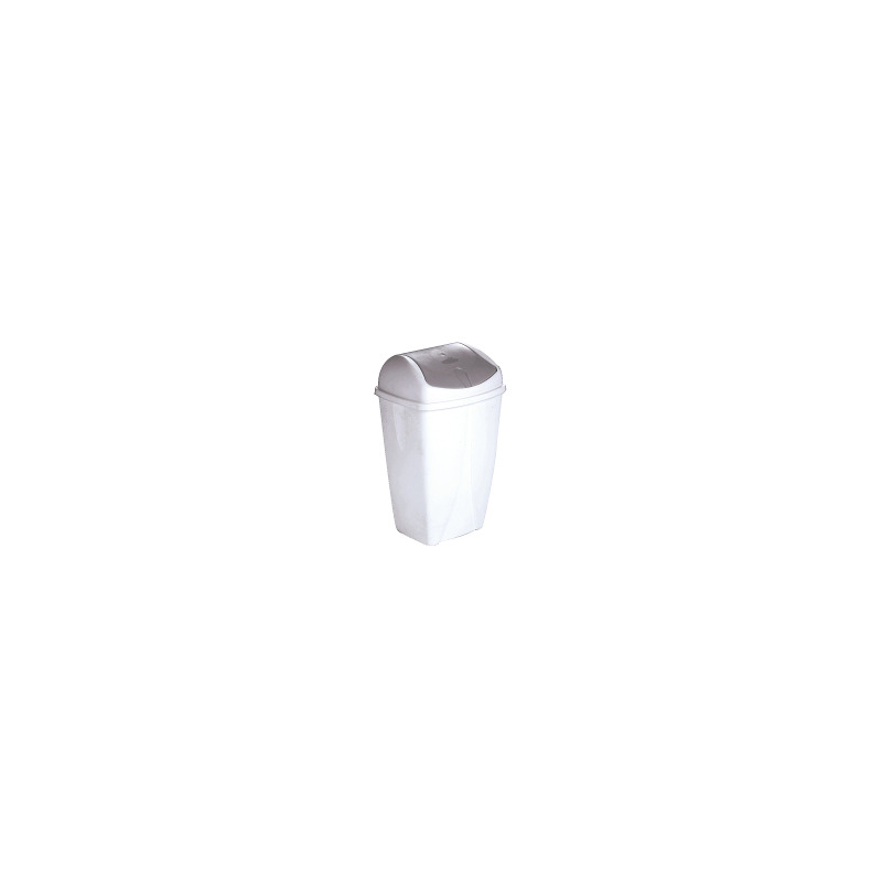 POUBELLE BASCULANTE 10 L SWING - Couvercle basculant. Sanitaire, cuisine, bureau